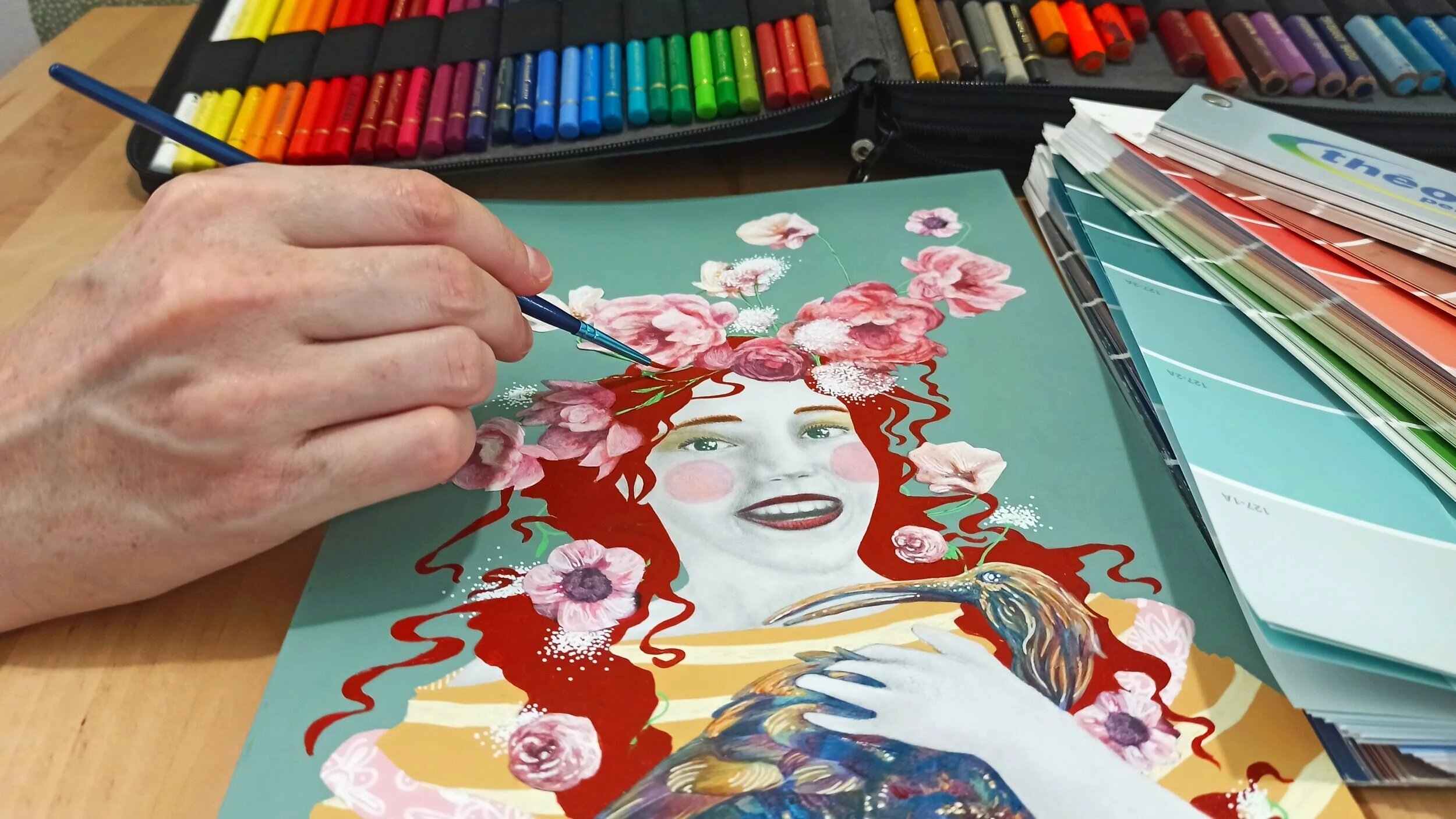 Peinture et beaux-arts — acrylique, aquarelle, huile